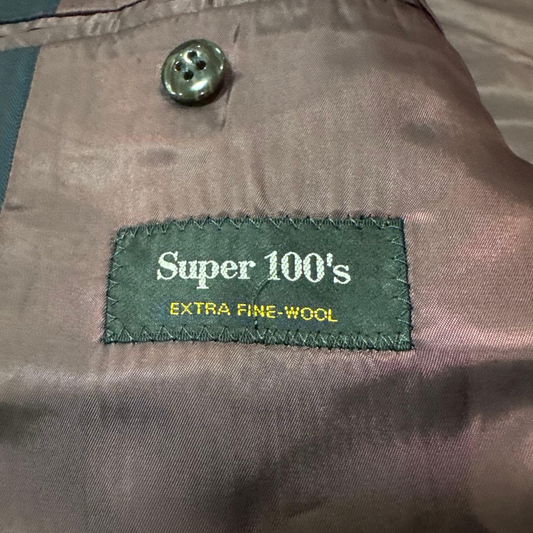 極美品 タケオキクチ セットアップ スーツ ストライプ 赤タグ 高級 2XL