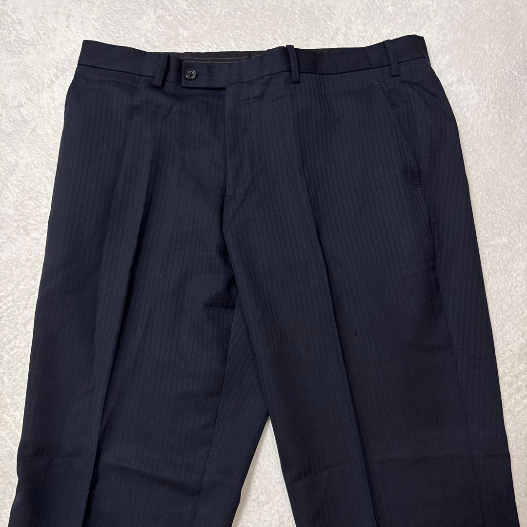 極美品 タケオキクチ セットアップ スーツ ストライプ 赤タグ 高級 2XL