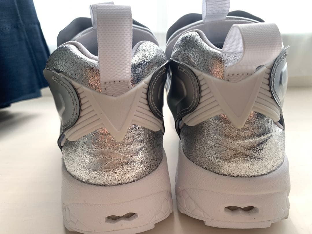 【稲葉さん着用モデル】Reebok インスタポンプフューリー シルバー