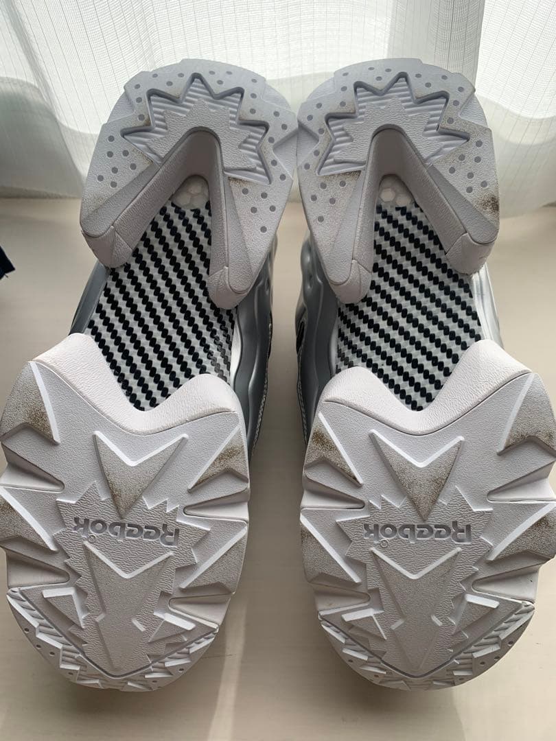 【稲葉さん着用モデル】Reebok インスタポンプフューリー シルバー