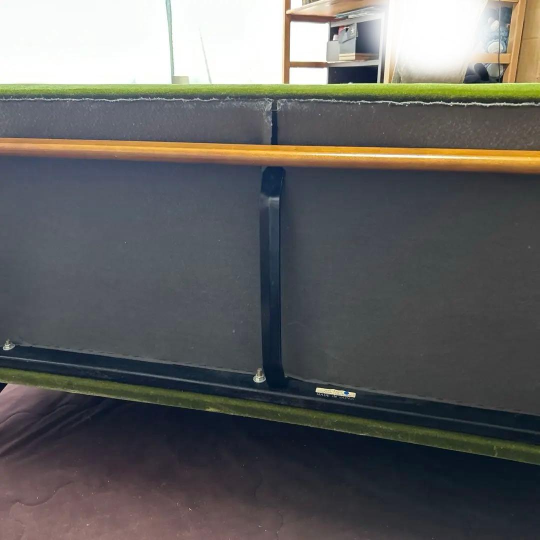 カリモク６０　Kチェア２シーターモケットグリーン