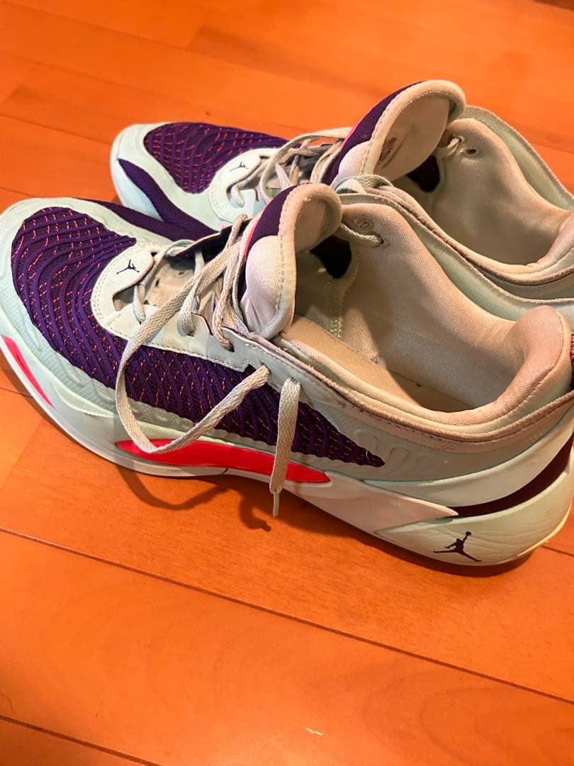 【ルカ1 】 Jordan バスケットボールシューズ ミントグリーン/パープル