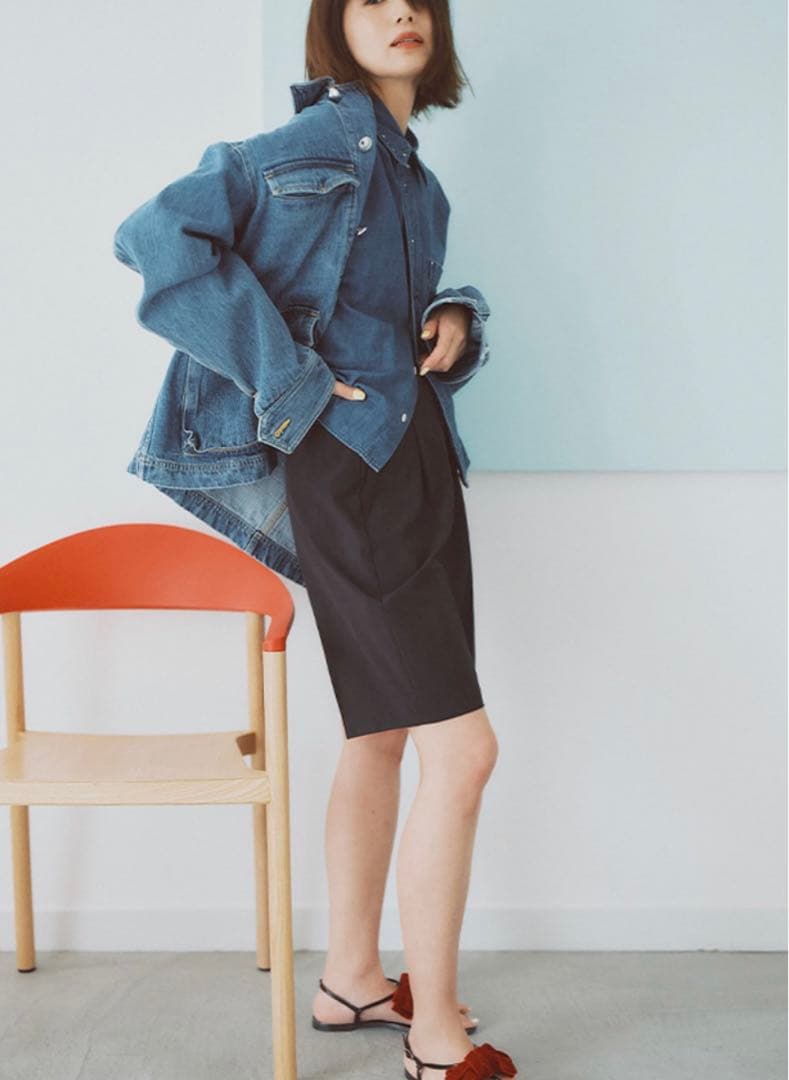 東原亜希 FORME 撥水ショートパンツ ブラック サイズ0