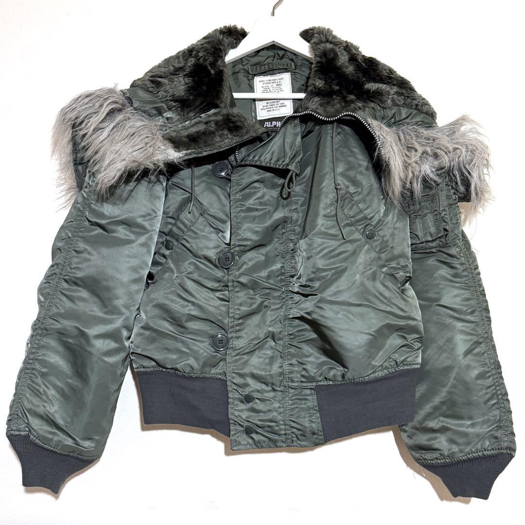 ALPHA N2-B アルファ アメリカ軍 ビンテージ 古着 アメリカ軍 80s