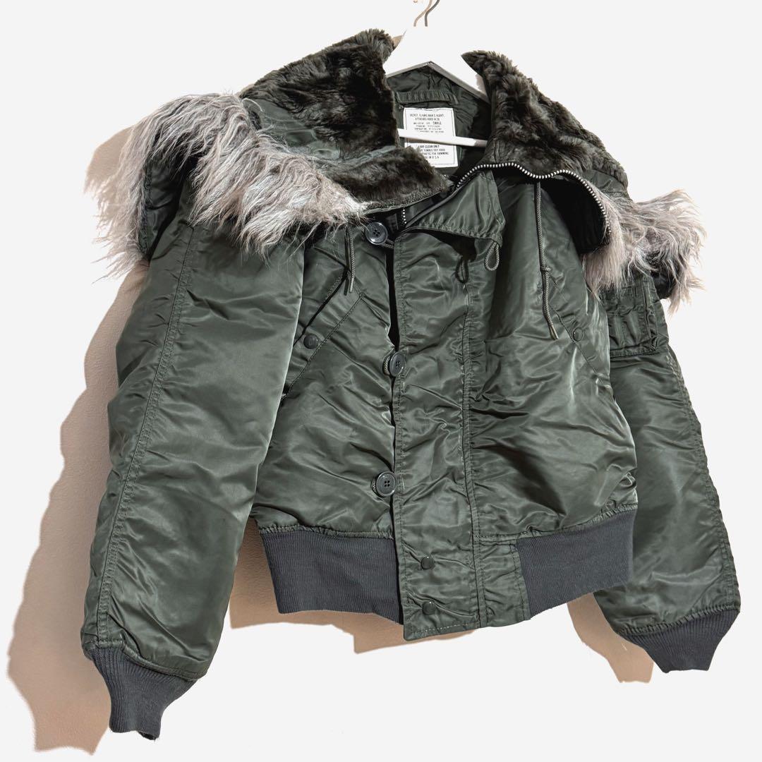 ALPHA N2-B アルファ アメリカ軍 ビンテージ 古着 アメリカ軍 80s