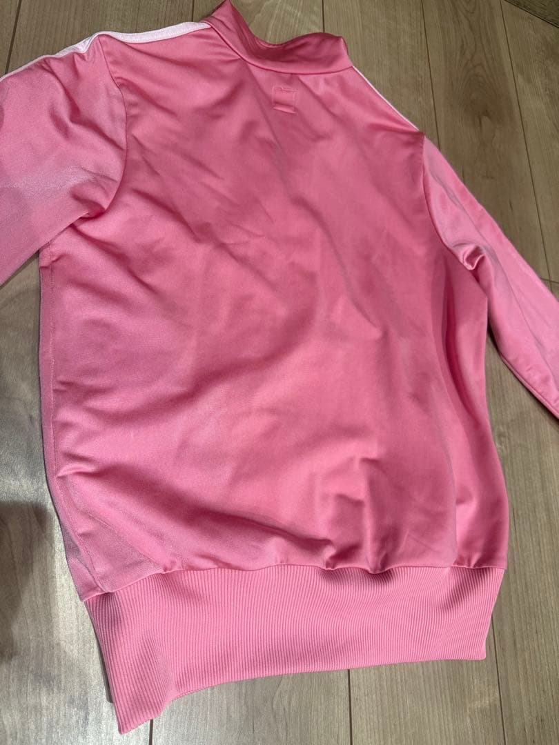 古着　adidas ピンク ジップアップジャージ