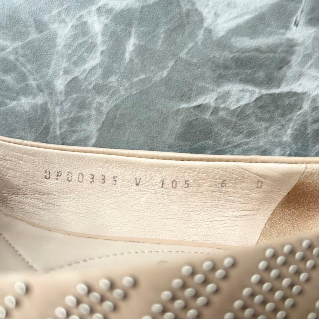 【美品】フェラガモ　バレエシューズ　スタッズ