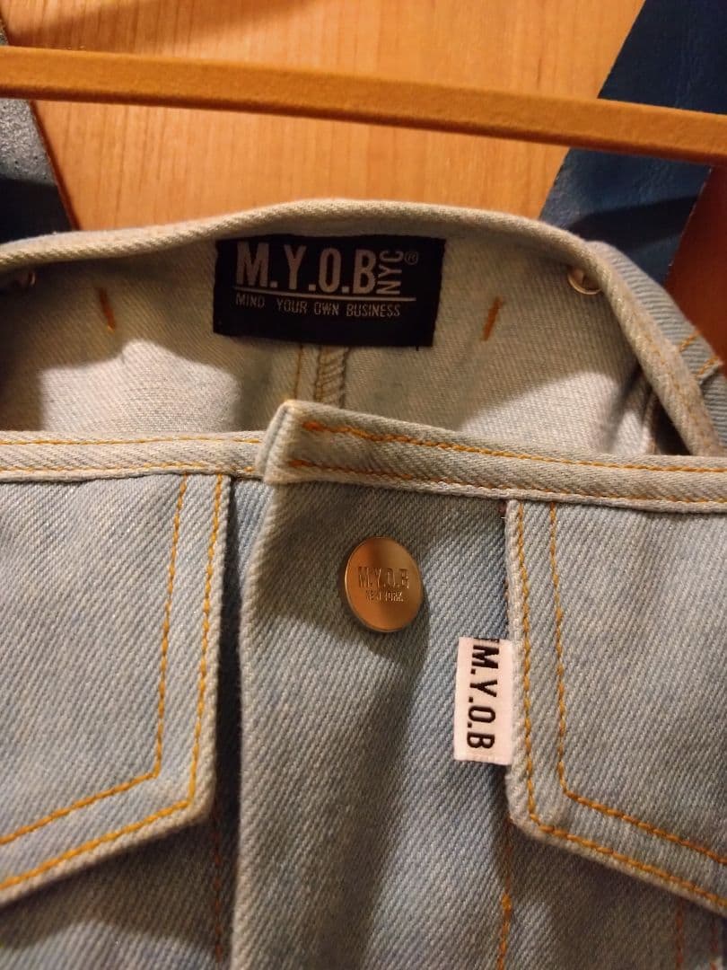 【人気完売商品】M.Y.O.B❤️DENIM OFF SHOULDER TOPS