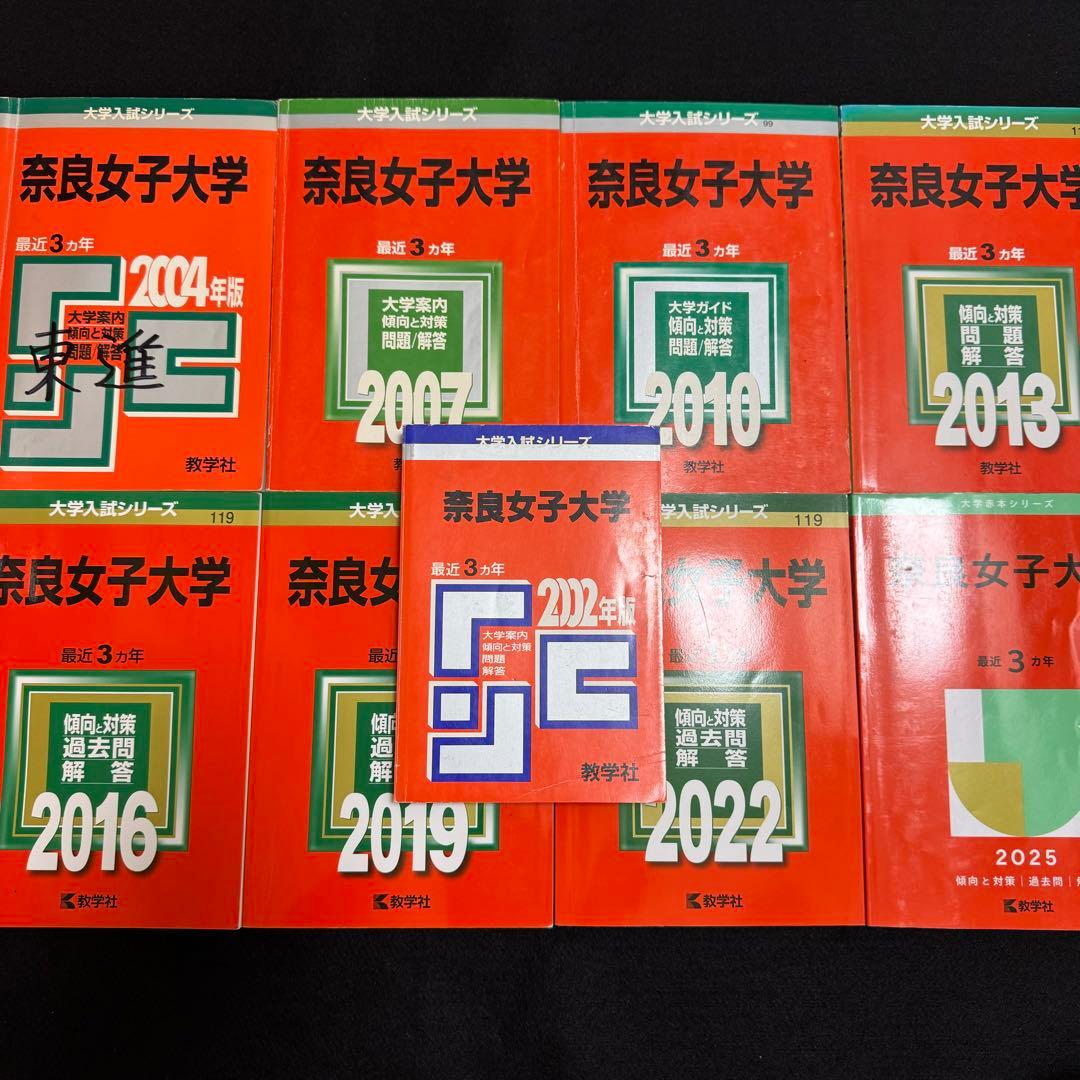 赤本　奈良女子大学　1999年～2024年 26年分