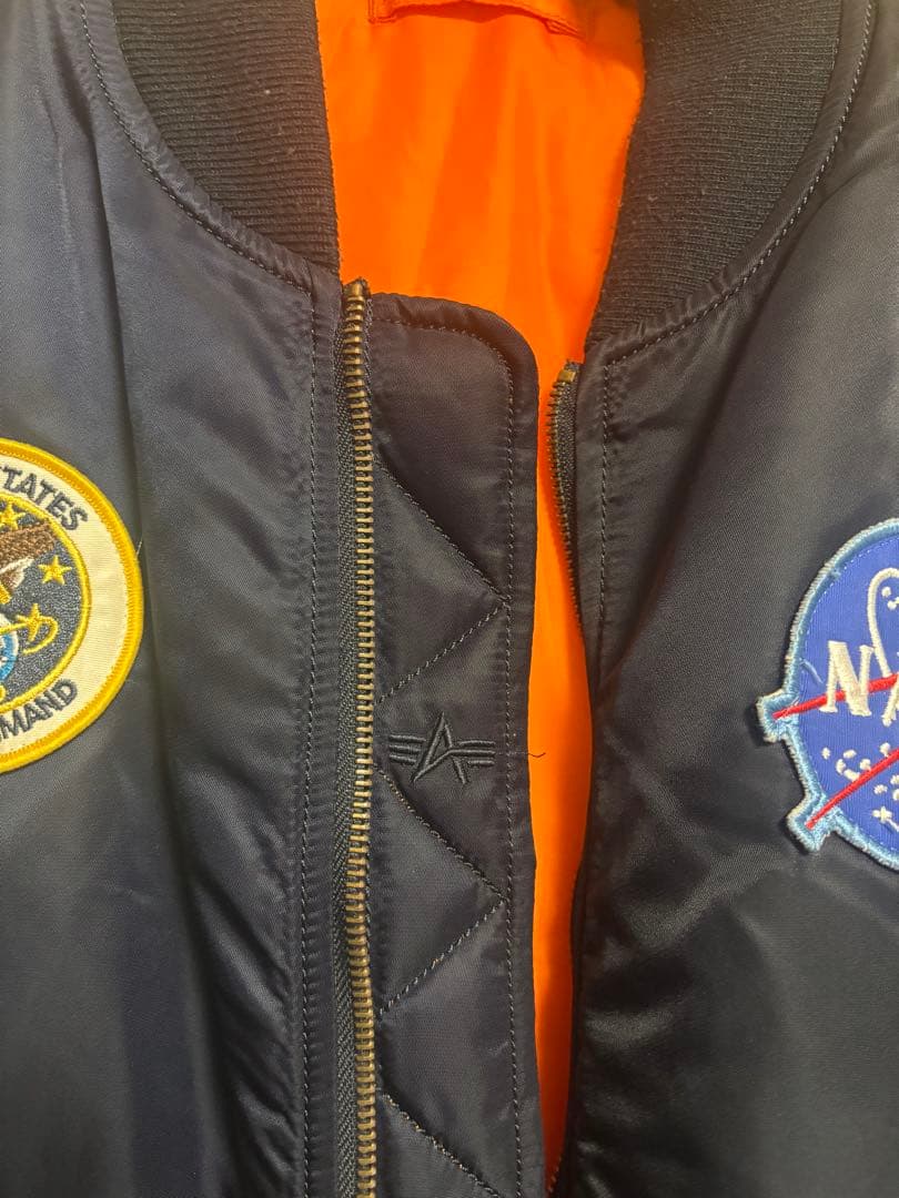 と*り様 く*り様 Alpha Industries NASA MA-1 YL