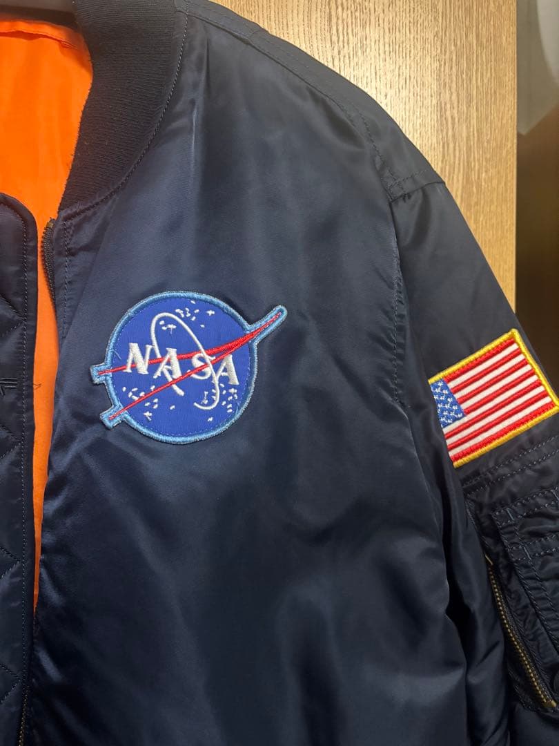 と*り様 く*り様 Alpha Industries NASA MA-1 YL