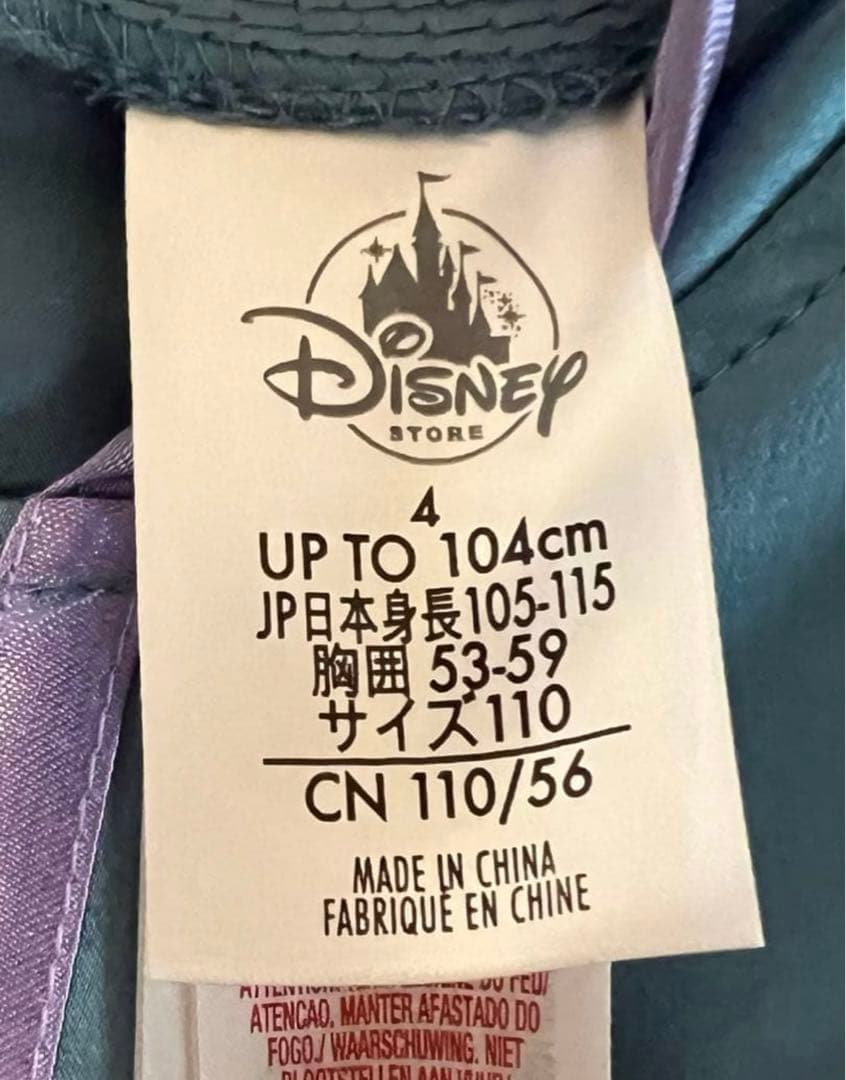 【アナ雪】希少　アナ　ドレス　ディズニー公式　110㎝　家族の思い出　クリスマス