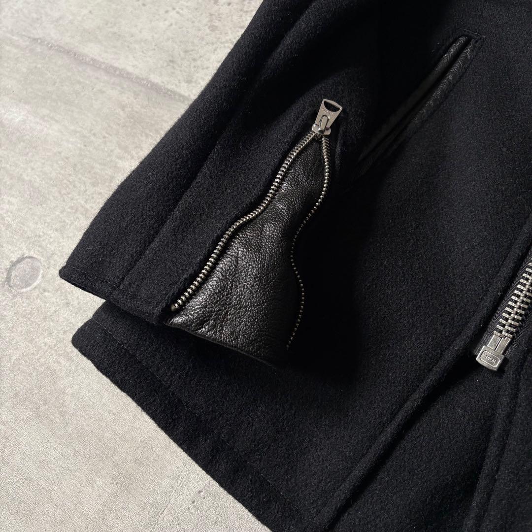 極美品 Schott ウール ライダース ピーコート ワンスター USA製 38