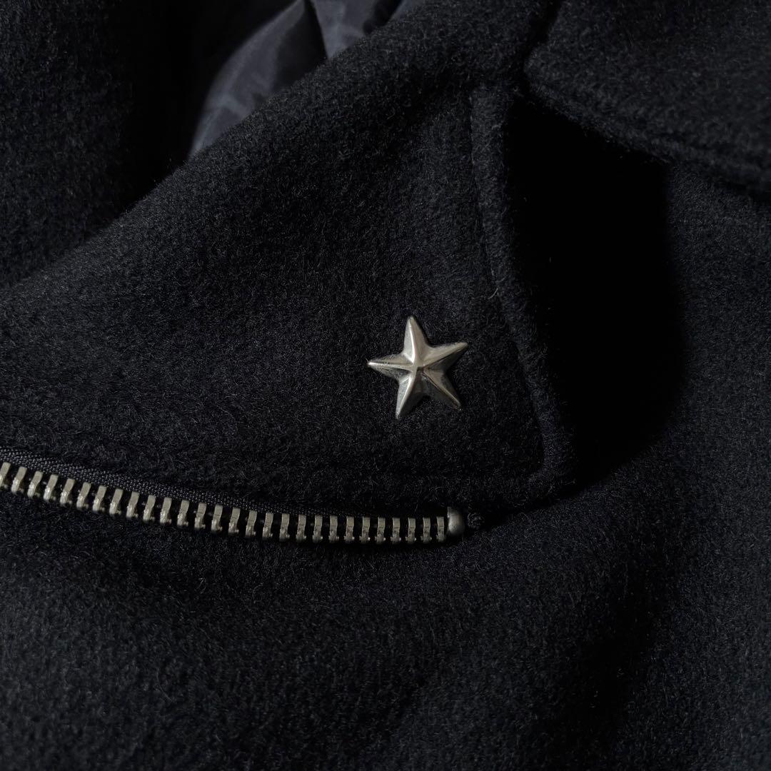 極美品 Schott ウール ライダース ピーコート ワンスター USA製 38