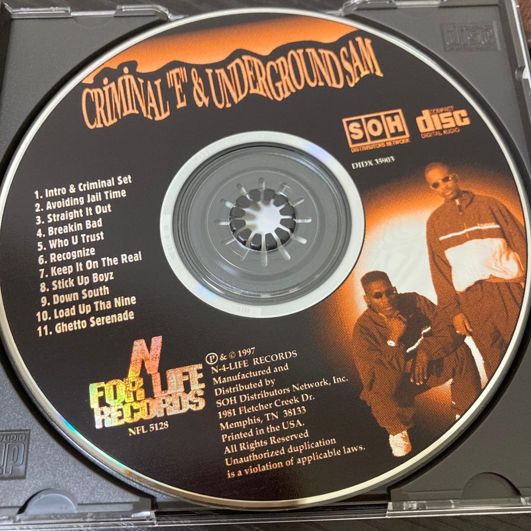 洋楽 CRIMINAL E & UNDERGROUND SAM