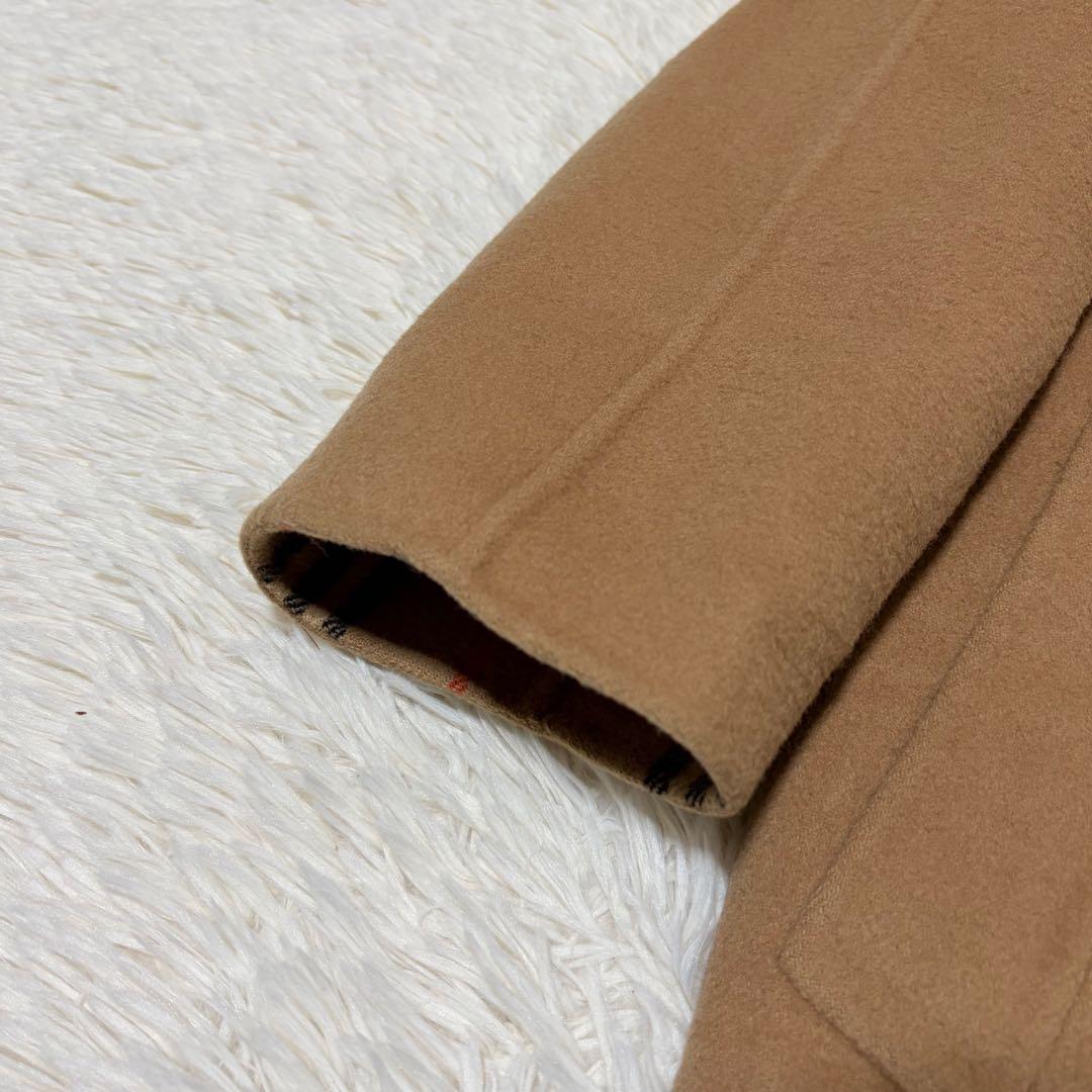 バーバリーズ　ダブルフェイスコート　ノバチェック　キャメル