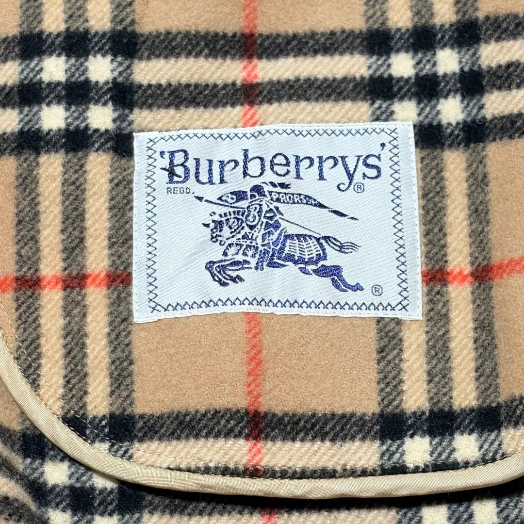 バーバリーズ　ダブルフェイスコート　ノバチェック　キャメル