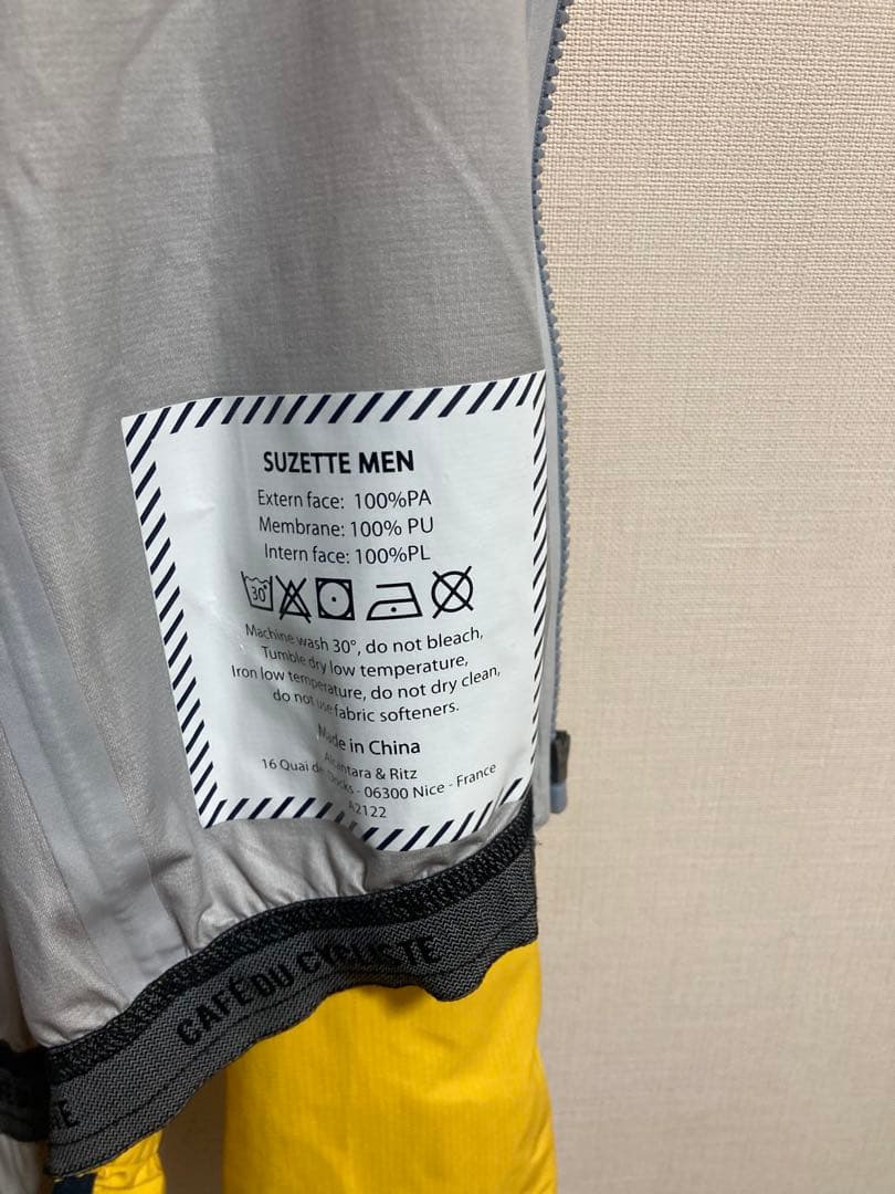 カフェドシクリステ　シェルジャケット　メンズM レインジャケット　サイクルウエア