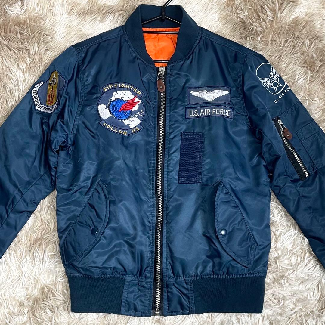 美品 U.S. AIR FORCE MA-1 フライトジャケット ミリタリー