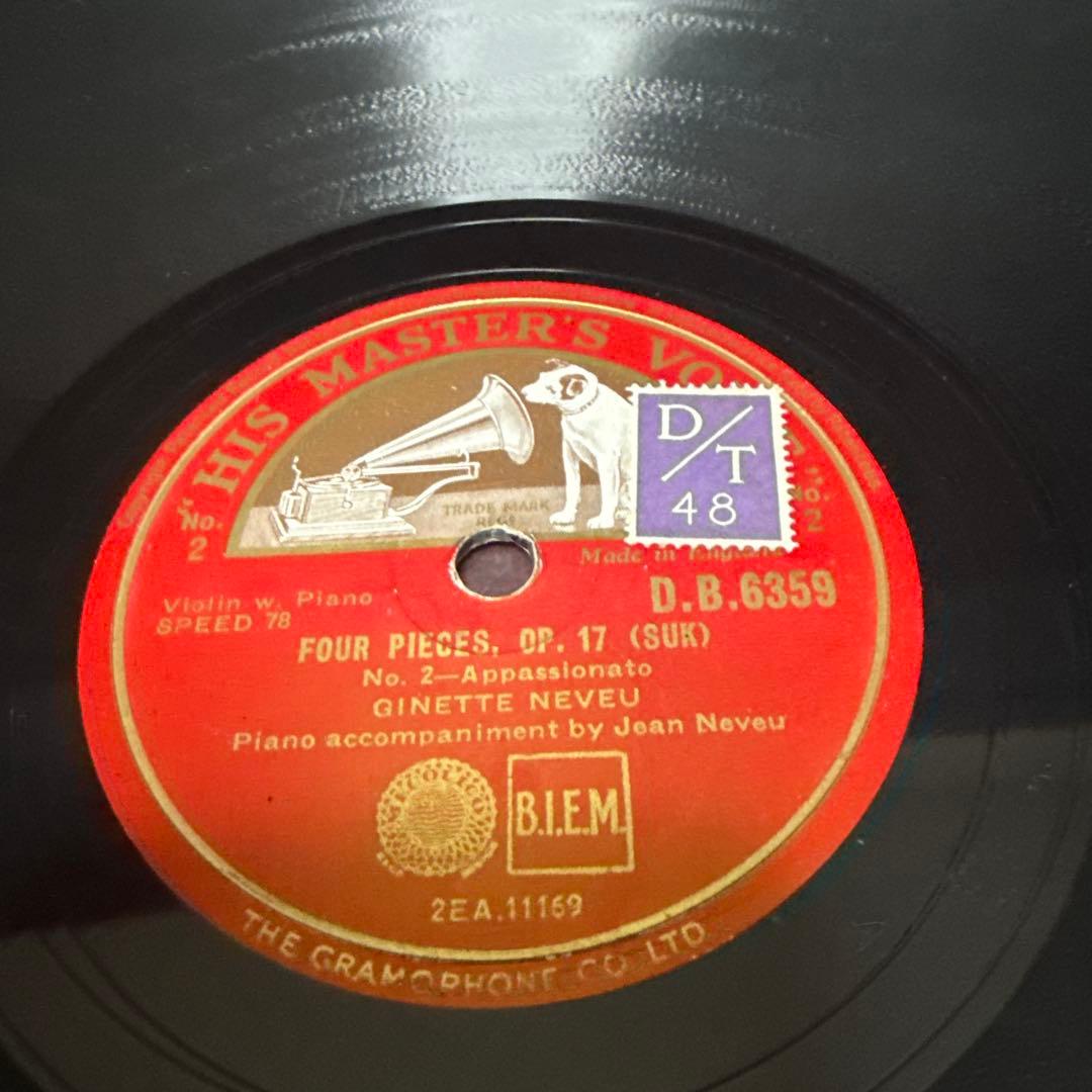 SP盤英2枚 FOURPIECES OP17SUK GINETTE NEVEU