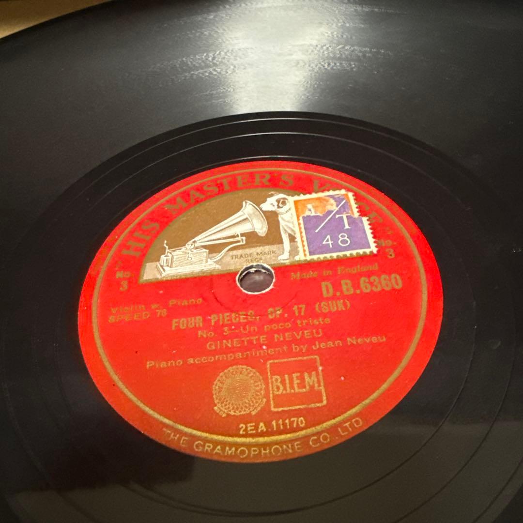SP盤英2枚 FOURPIECES OP17SUK GINETTE NEVEU
