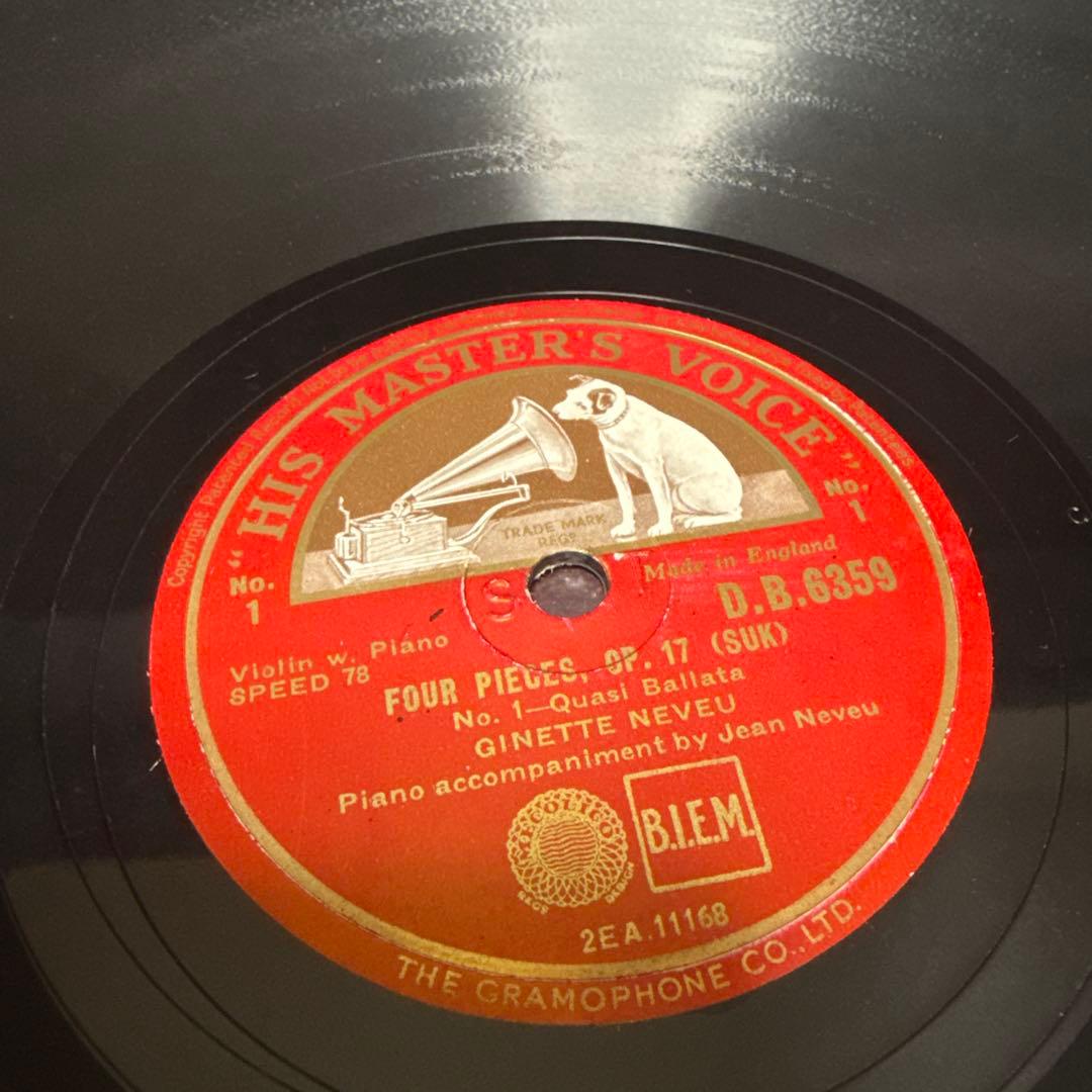 SP盤英2枚 FOURPIECES OP17SUK GINETTE NEVEU