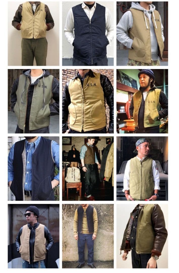 N-1 デッキベスト　ベージュ　４2　ミリタリーベスト　アメカジ