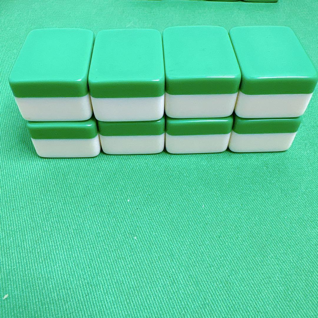 ミズノ　丸一　麻雀牌　背緑　国士　ジャンボ