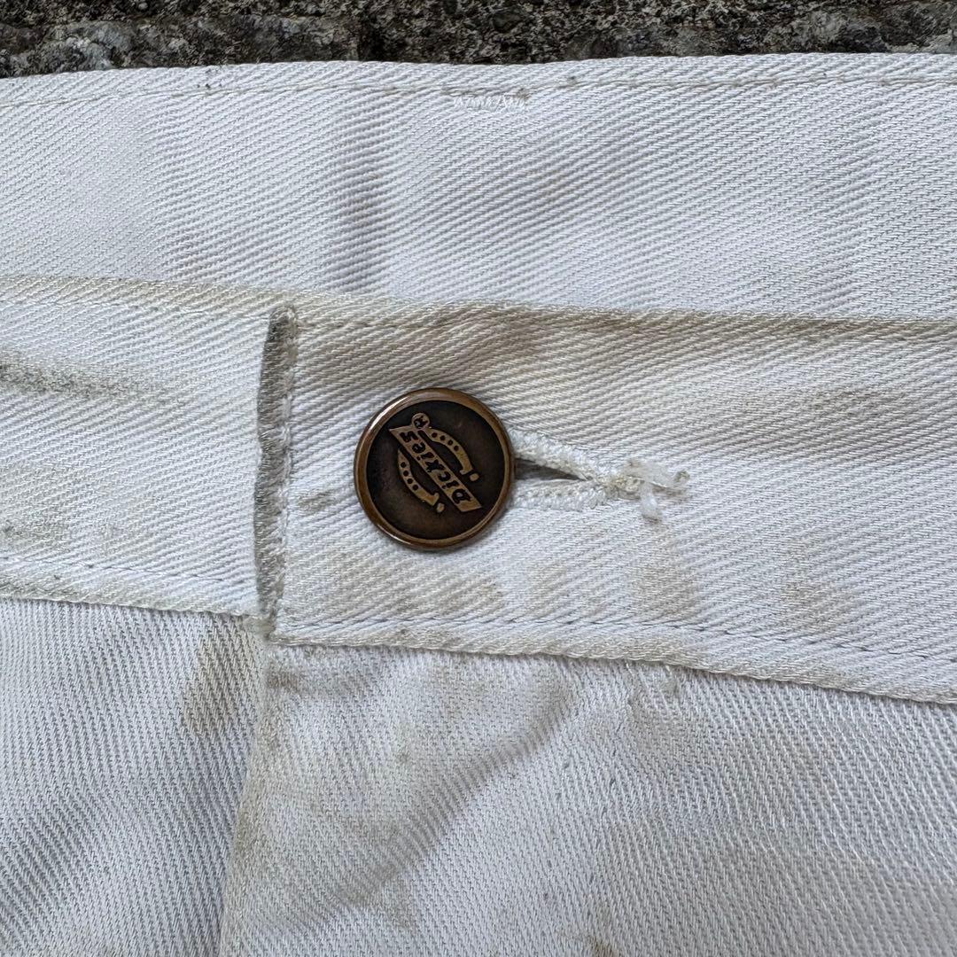 一点物 Dickies ディッキーズ 白ペインター ペンキ飛び