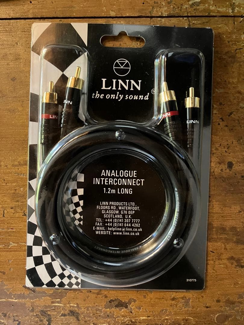 LINN INTERCONNECT RCAケーブル 1.2m ペア　2つセット
