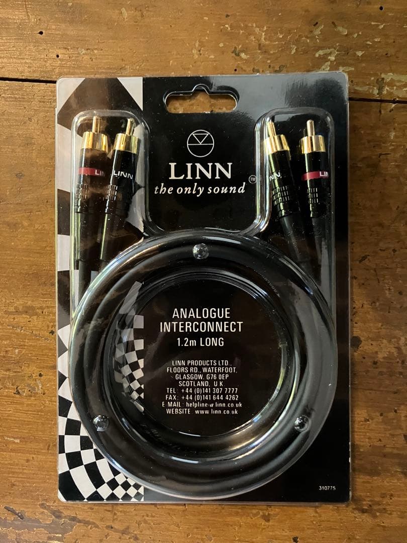 LINN INTERCONNECT RCAケーブル 1.2m ペア　2つセット