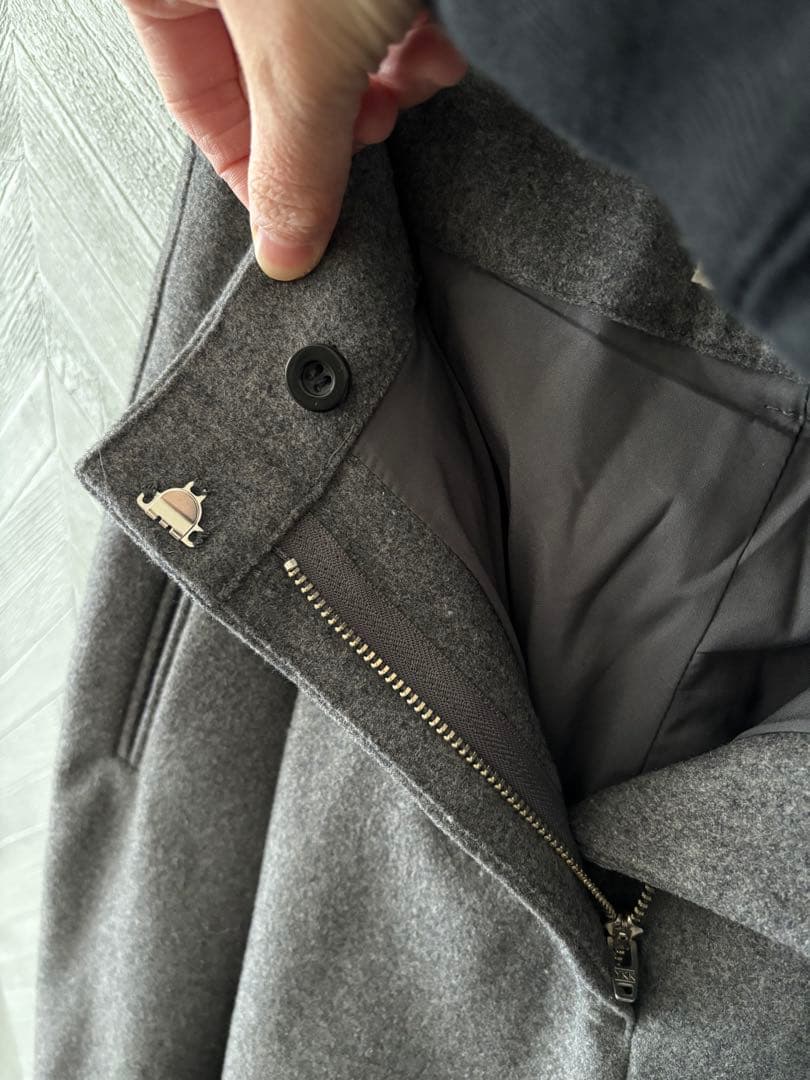 TODAYFUL グレー ワイドパンツ