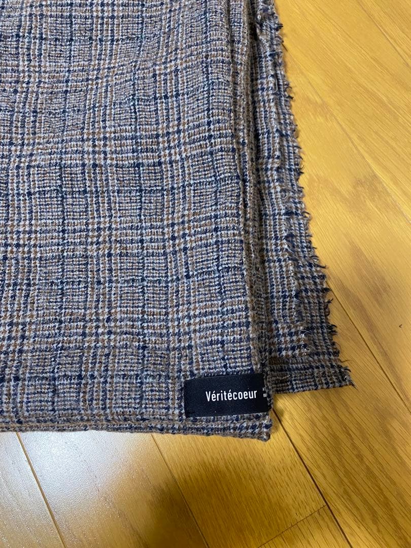 ヴェリテクール　グレンチェックストール