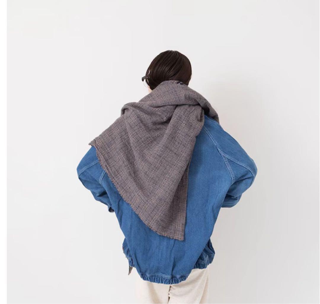 ヴェリテクール　グレンチェックストール