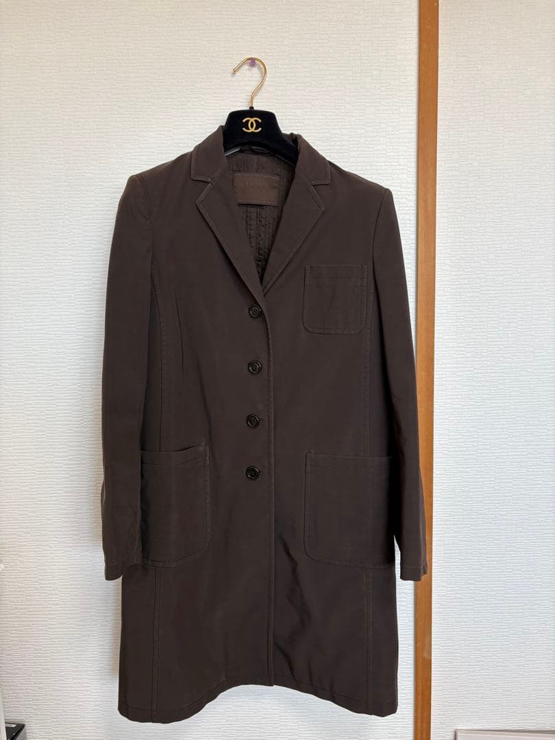 PRADA ブラウン テーラードコート