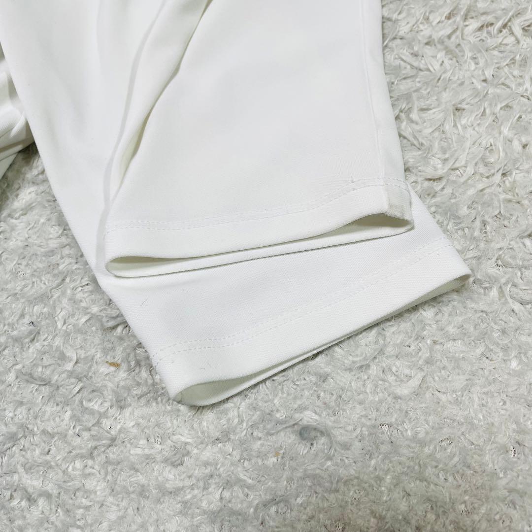 希少42サイズ✨レアデザイン✨レオナール　チュニック　花柄　汽車　L〜XL 白