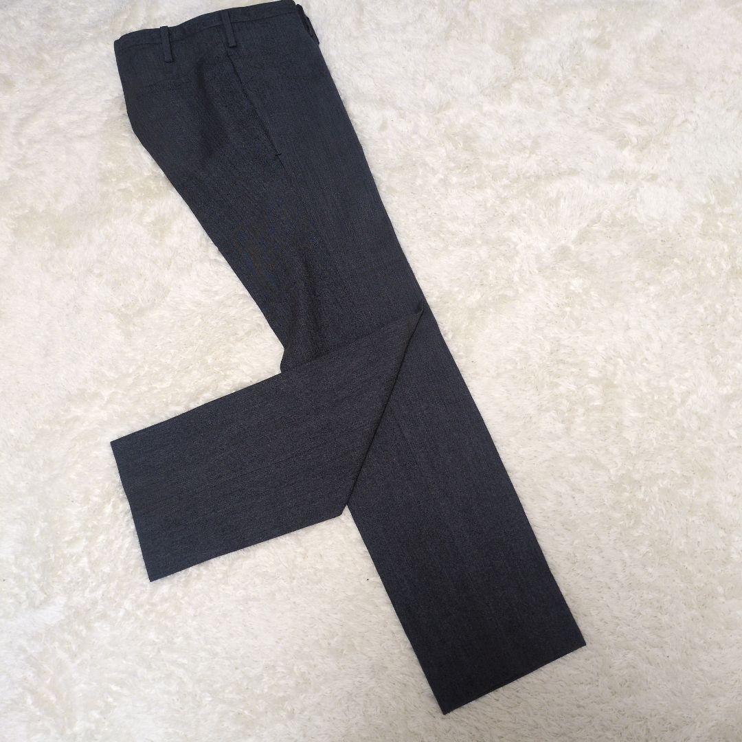 ato　アトウ　ヘリンボーン　セットアップ　総裏　ウール　グレー　46 48