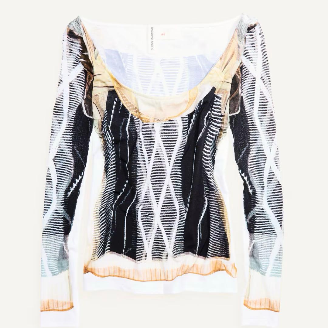 Glenn Martens×hm プリントトップス