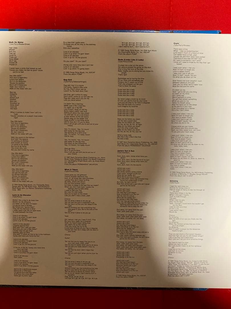 AEROSMITH BIG ONES レコード