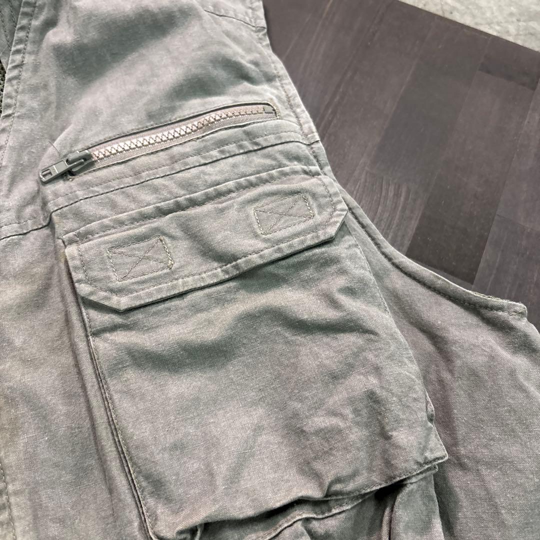 7AS6 90's L.L.Bean フィッシングベスト　ミリタリーベスト　M