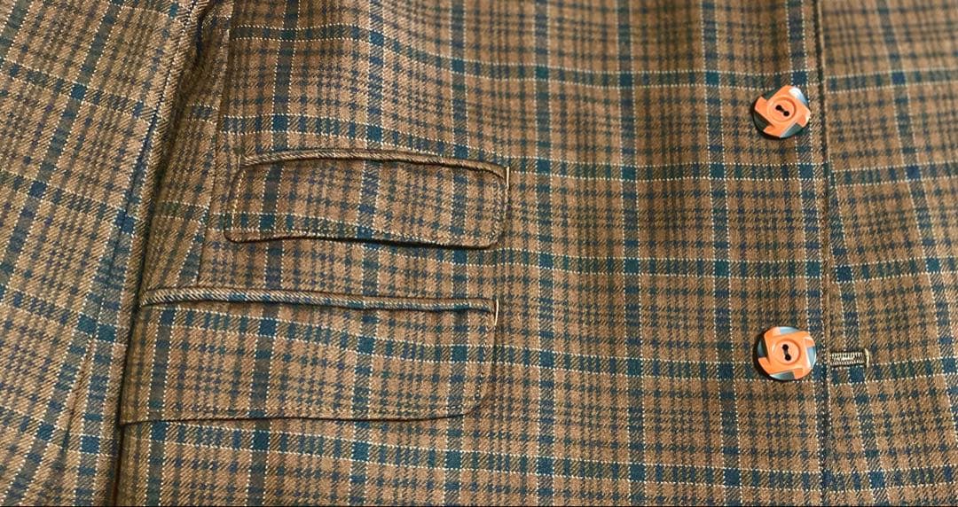 モッズスーツ　PLANET PLAN 4ツ釦（今西裕次デザインex.メンズビギ）