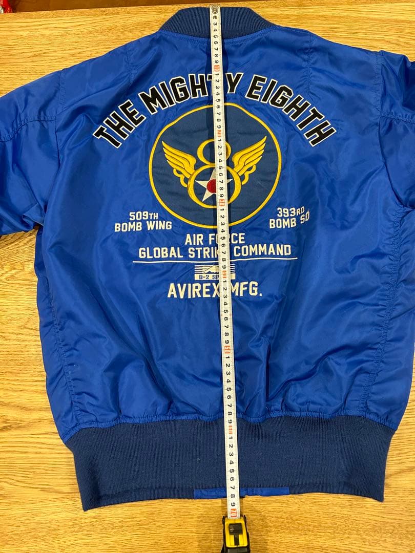アヴィレックス　フライトジャケット　ワッペン　リバーシブル　Ｌサイズ