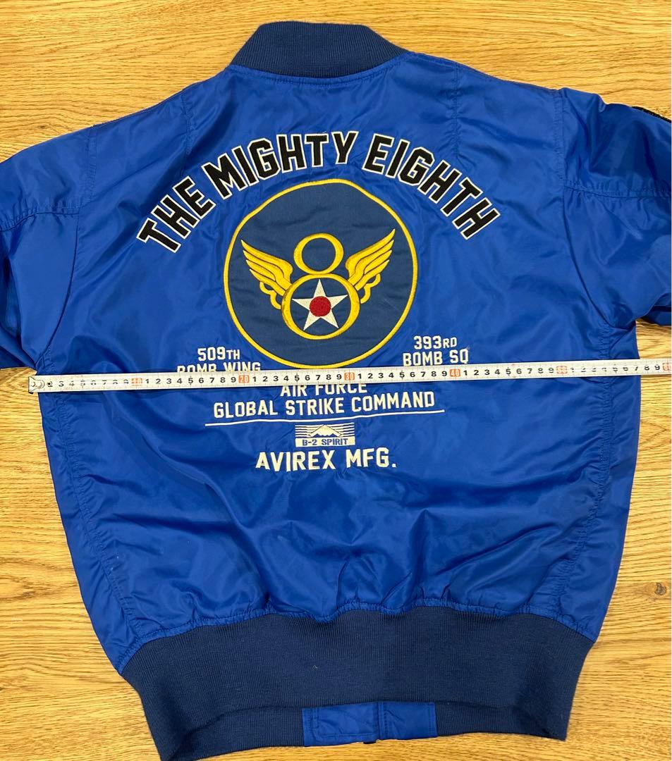 アヴィレックス　フライトジャケット　ワッペン　リバーシブル　Ｌサイズ