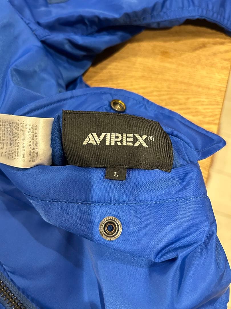 アヴィレックス　フライトジャケット　ワッペン　リバーシブル　Ｌサイズ