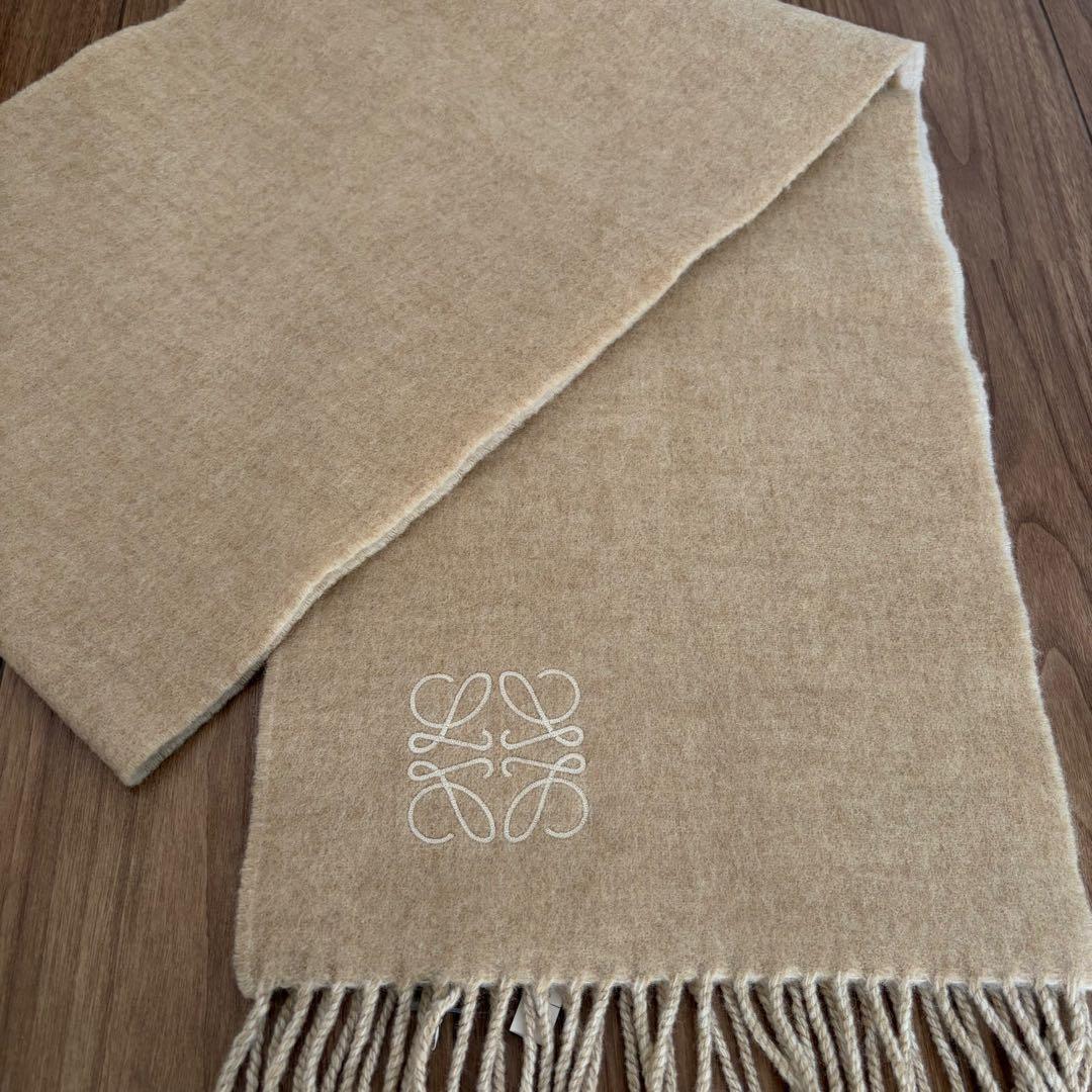 LOEWE ロエベ　バイカラー スカーフ カシミヤ 即日発送可能