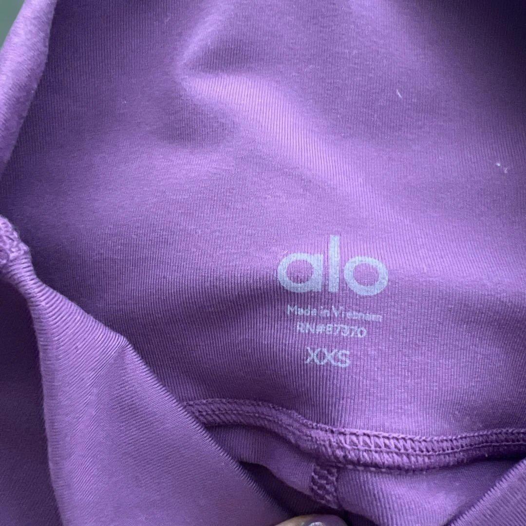 alo ヨガ　パープル レギンス