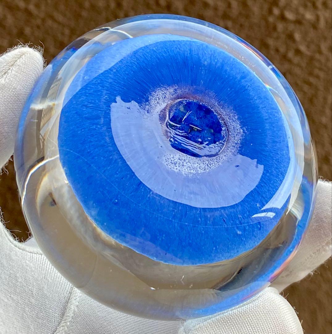 パースシャー　ガラスペーパーウェイト　文鎮　置物　ミルフィオリ　スコットランド製