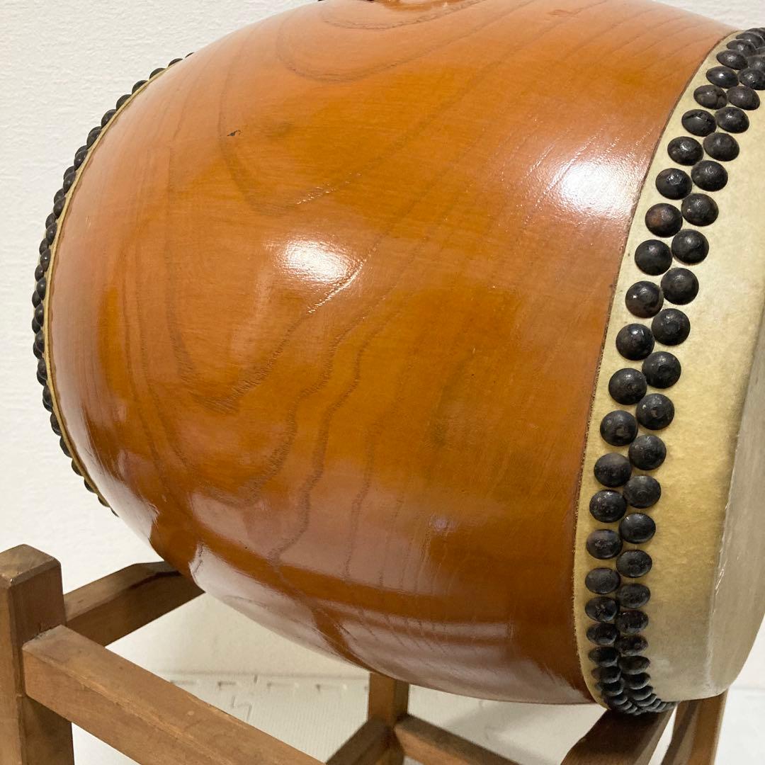 和太鼓 長胴太鼓 台座 打面直径28cm