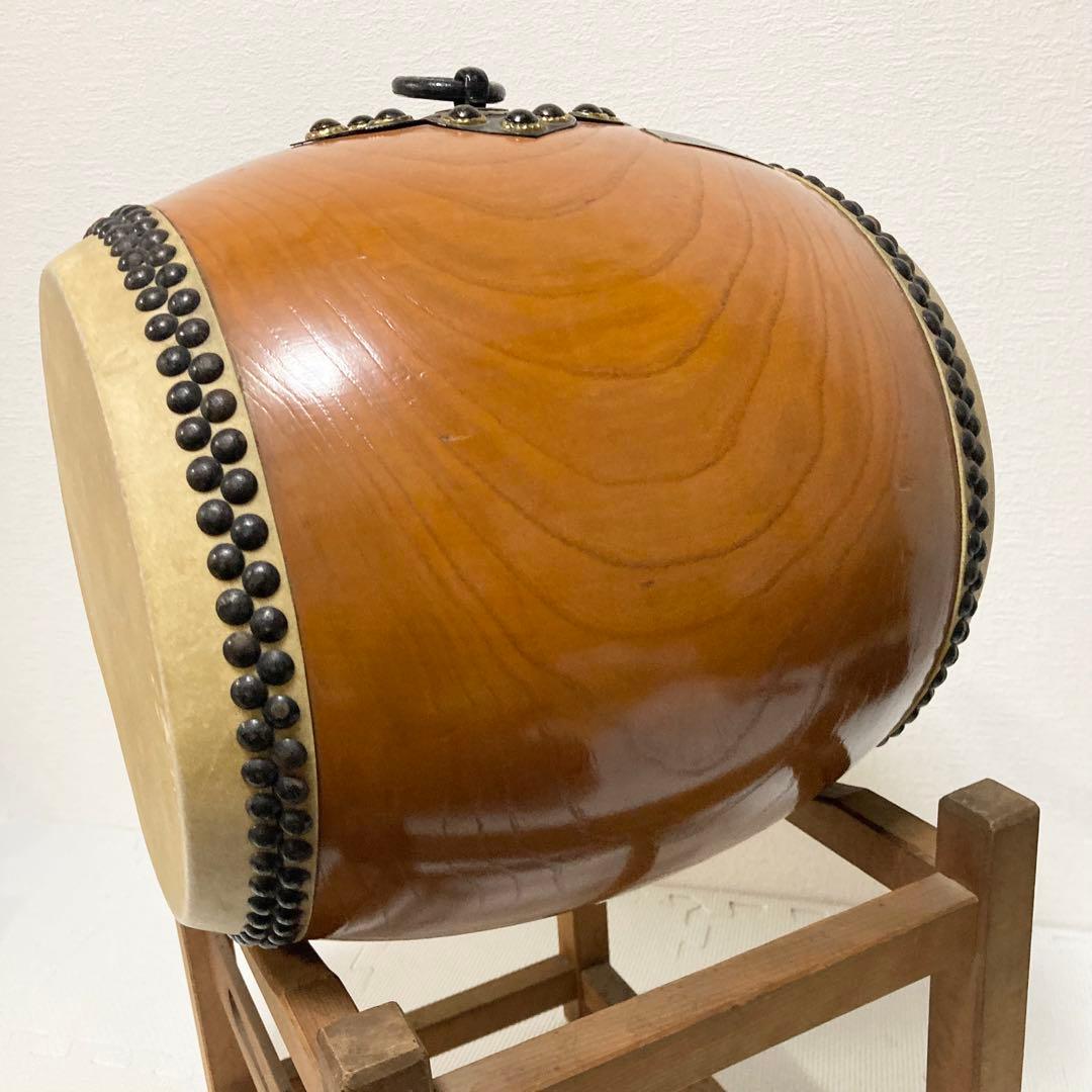 和太鼓 長胴太鼓 台座 打面直径28cm