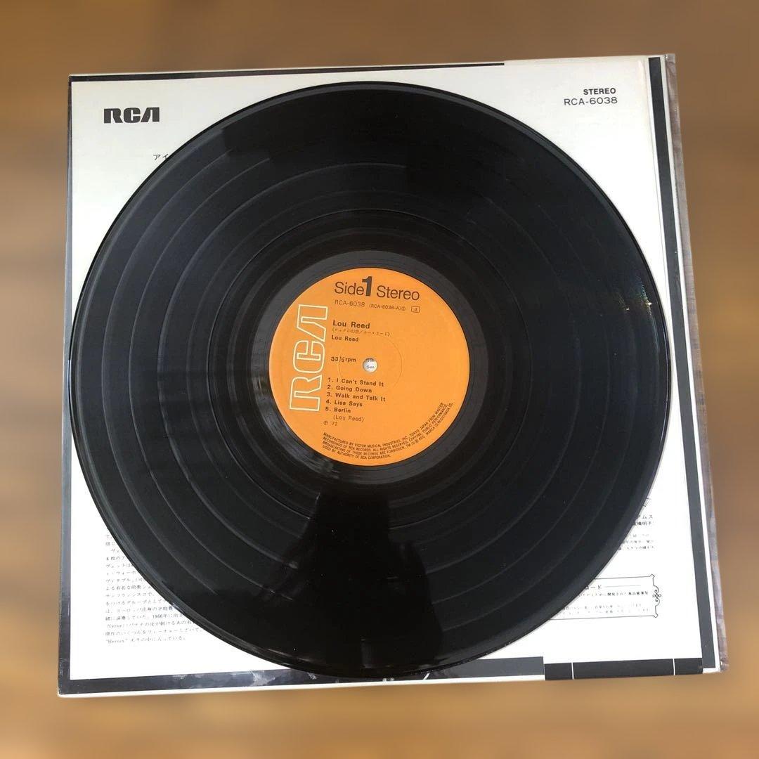 ルー•リード　ロックの幻想　国内盤帯付きレコード